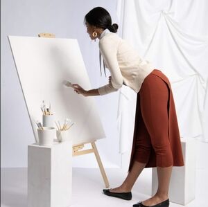 Betabrand Sassy Skirt and Pants Overlay